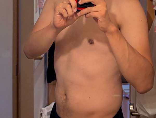 体重75kg時点のお腹まわり記録