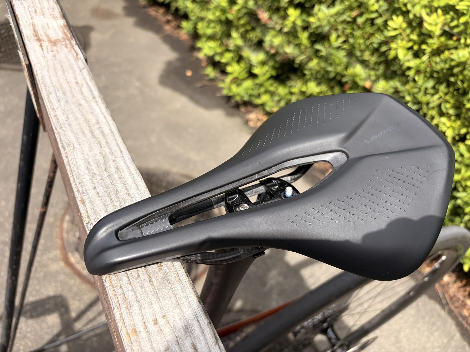 S-WORKS Power 155mmサドルのアップ写真